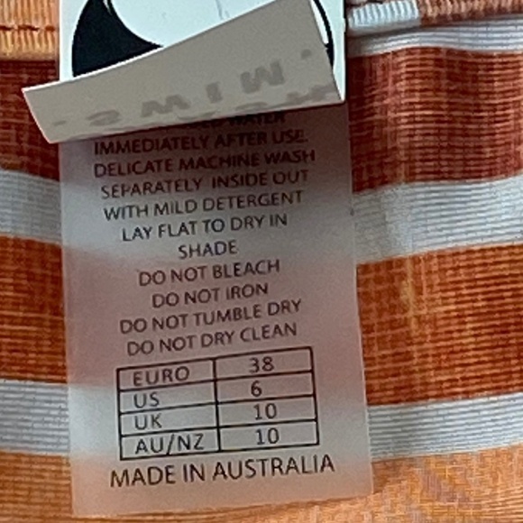 New! Free People x Gnash Swim striped tri bikini bottom 19151 - Picture 9 of 11